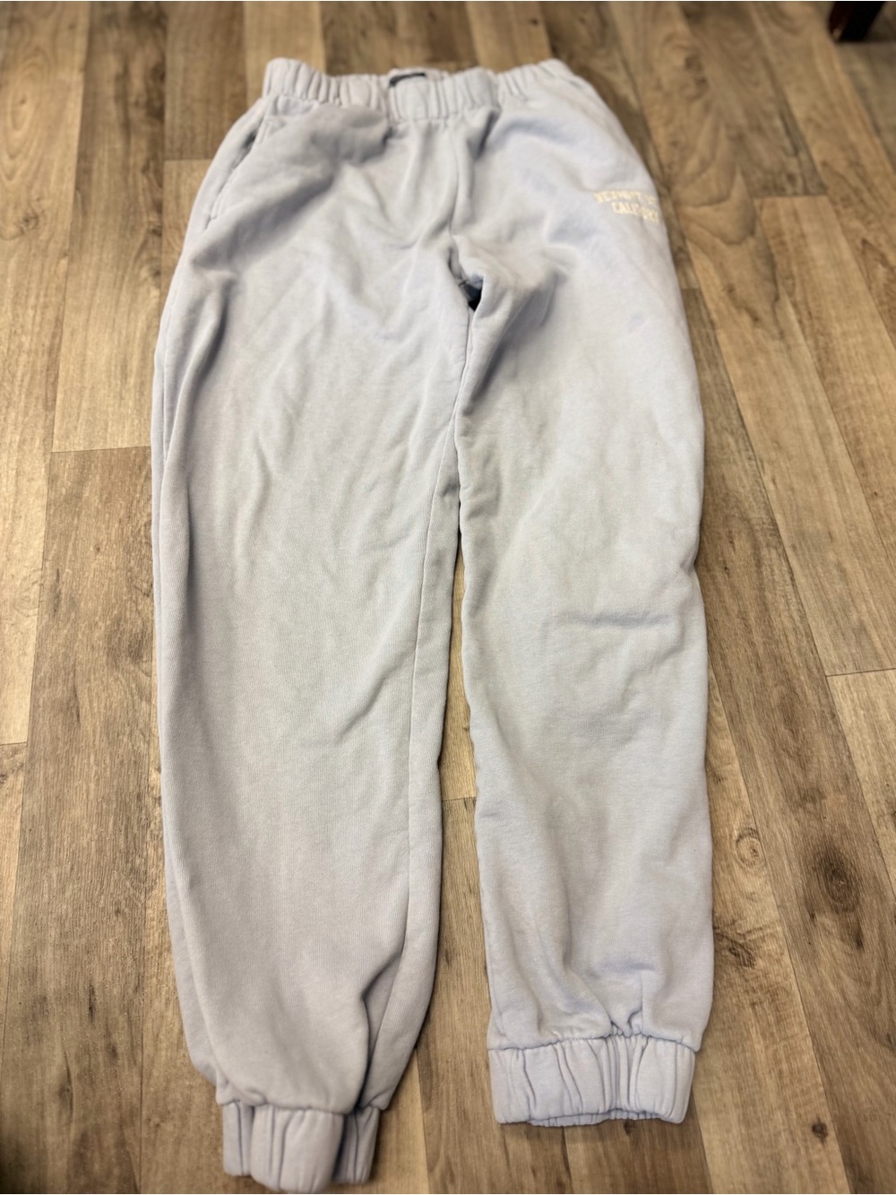 Brandy Melville Newport Beach California Embroidered Fleece Sweatpants One Size